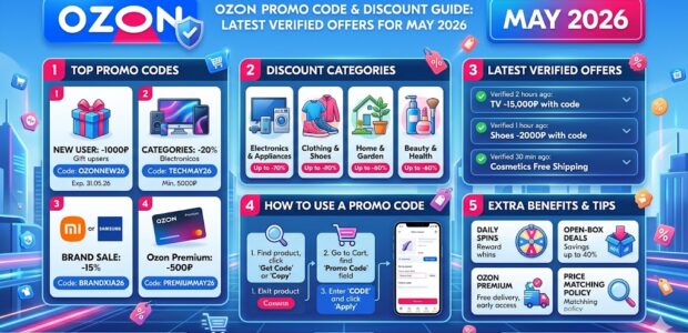 Ozon Promo Code & Discount Guide: Latest Verified Offers for May 2026